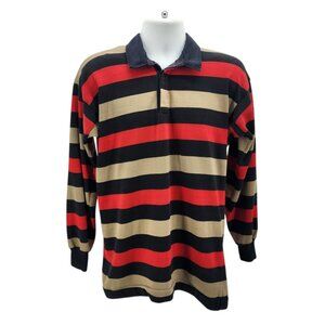 Vintage CCC Canterbury of New Zealand Mens Large Rugby Shirt Jersey Striped